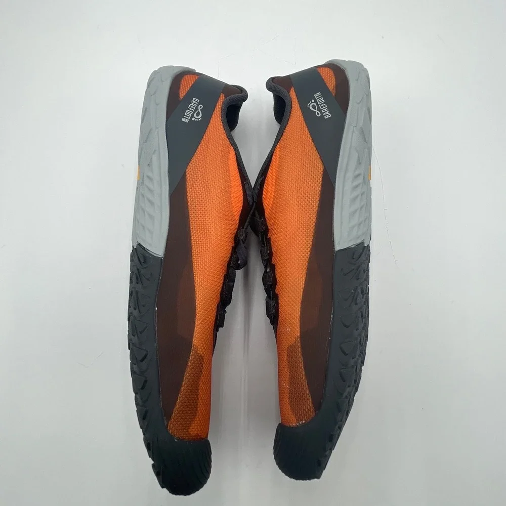 Merrell Vapor Glove 4 Mens Barefoot Running Shoes Orange Grey J16615 Size 10